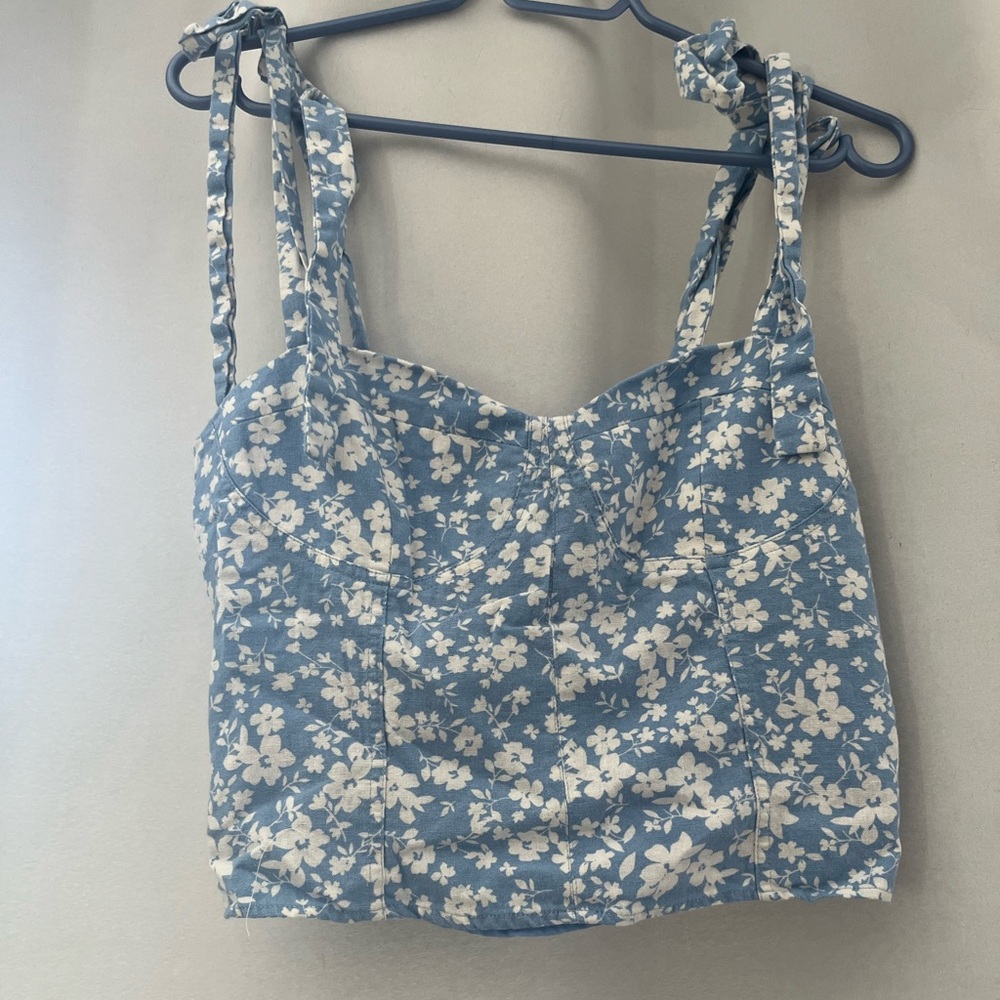 Floral crop top